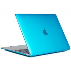 Plastový kryt pre MacBook Air A1466 Modrý, Priehľadný