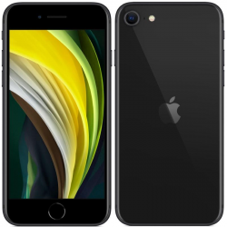 Apple iPhone SE 2020 64GB Black, trieda B, použitý, záruka 12 mesiacov