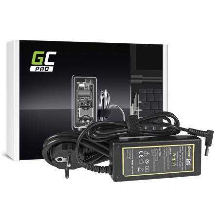 Green Cell PRE nabíječCharger AC Adapter for HP 65W / 19.5V 3.33 / 4.5mm-3.0mm