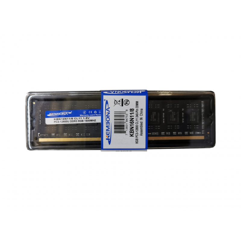Memory 8GB DDR3 1600MHz 1.5V