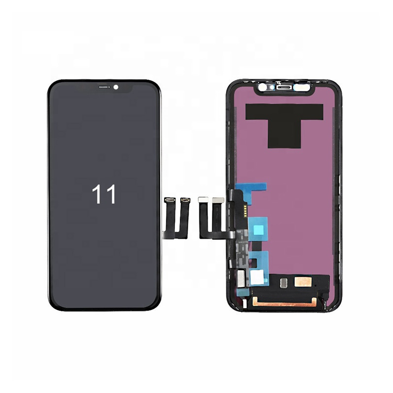 Apple iPhone 11 LCD display and touch. area, black, quality AAA +