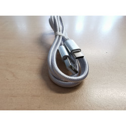 USB-C cable 1m quality braided white