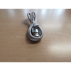 USB-C cable 1m quality braided white