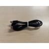 Kábel USB-C 1m opletený čierny