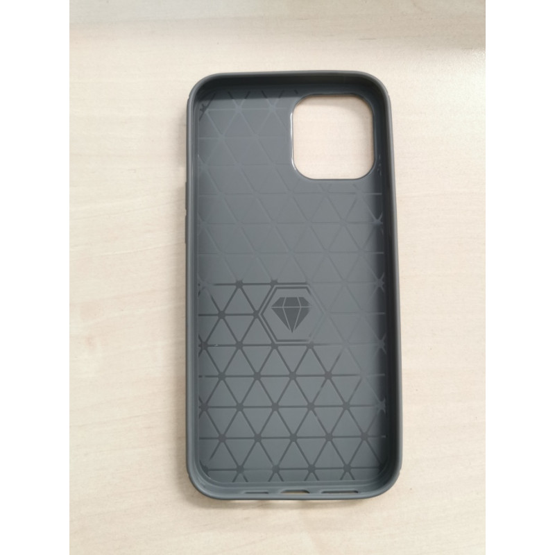 Púzdro TPU Apple iPhone 12 6,7 "Dark Gray