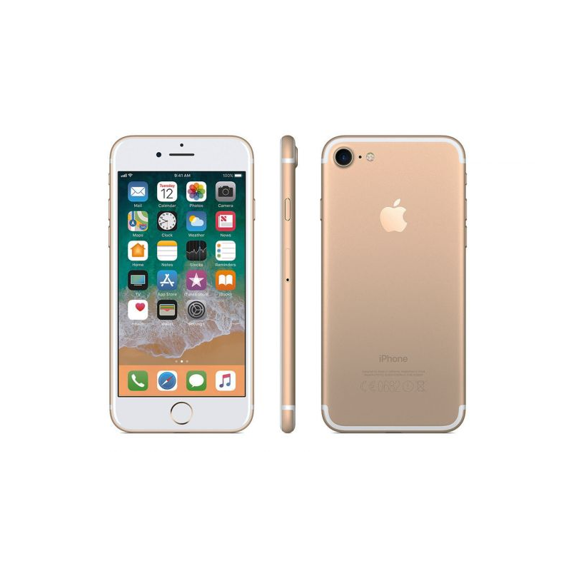 Apple iPhone 7 128GB Gold, class A-, used, warranty 12 months, VAT cannot  be deducted