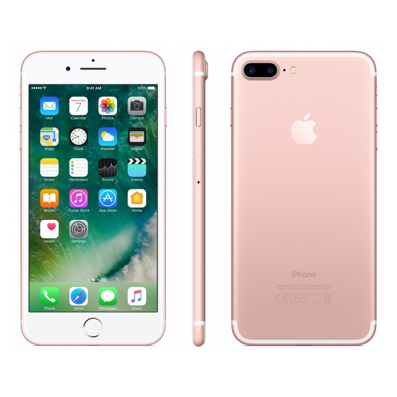 Apple iPhone 7 Plus 32GB Rose Gold, trieda A-, použitý, záruka 12 mesiacov, DPH nemožno odčítať