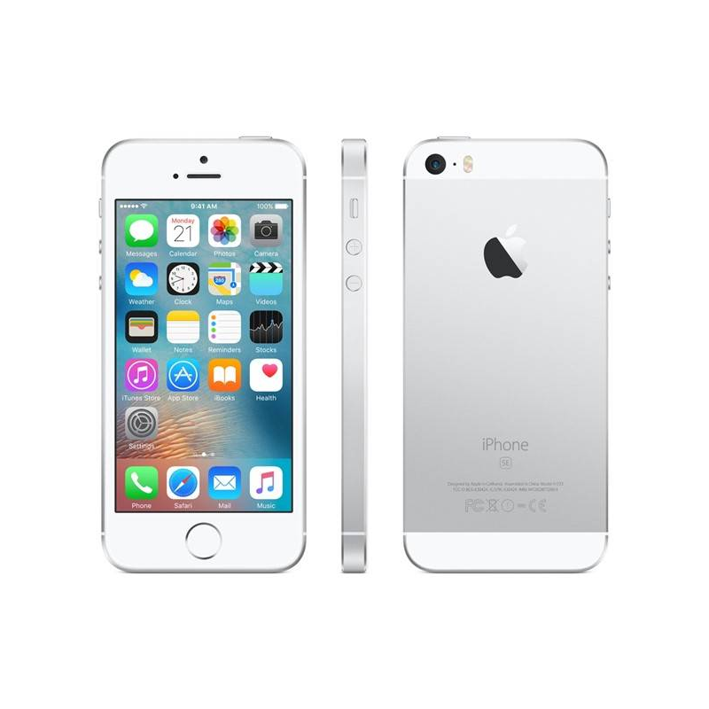 Apple iPhone SE 64GB Silver, trieda B, použitý, záruka 12 mesiacov, DPH nemožno odpočítať