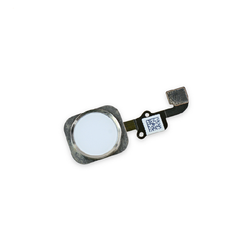 iPhone 6 home button - obvod tlačidlá domáceho, tlačidlo, flex- silver, white, strieborný, b