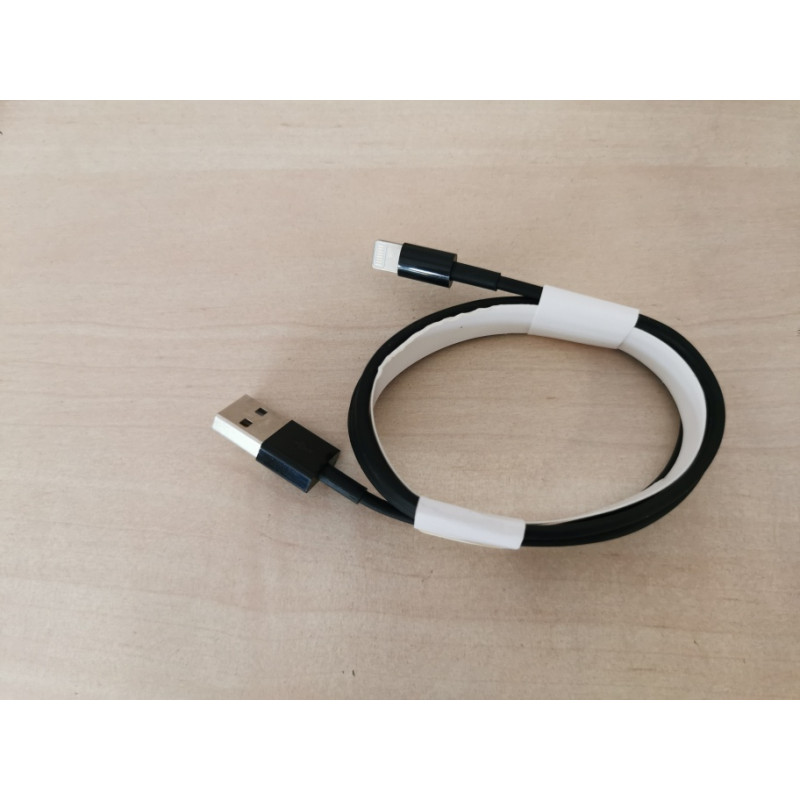 Lightning cable 1m quality, black, SPECIAL OFFER