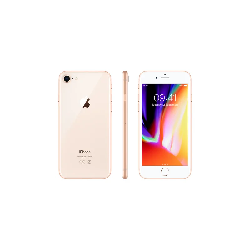 Apple iPhone 8 64GB Rose Gold, class A-, used, warranty 12 months, VAT cannot be deducted